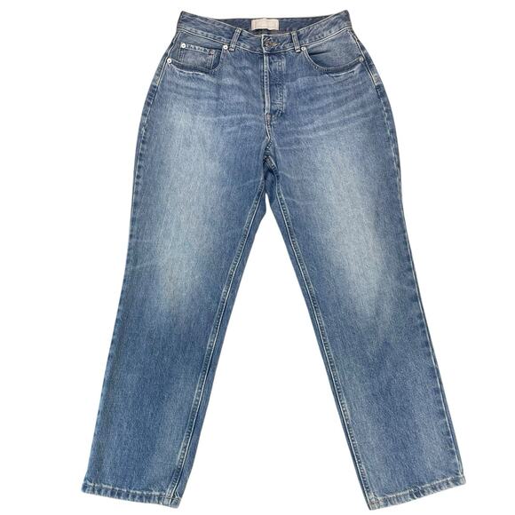 Everlane The Curvy 90's Cheeky Straight Jeans Women's Size 30 Button Fly - Picture 14 of 14